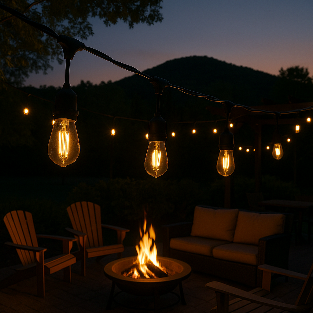 Fogatera de 26” Estilo Rústico – Ideal para Terraza, Patio o Jardín