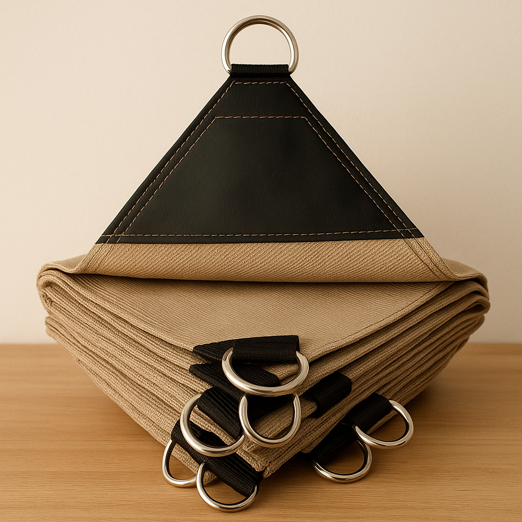 Malla Sombra Reforzada 6 x 4 m – Beige