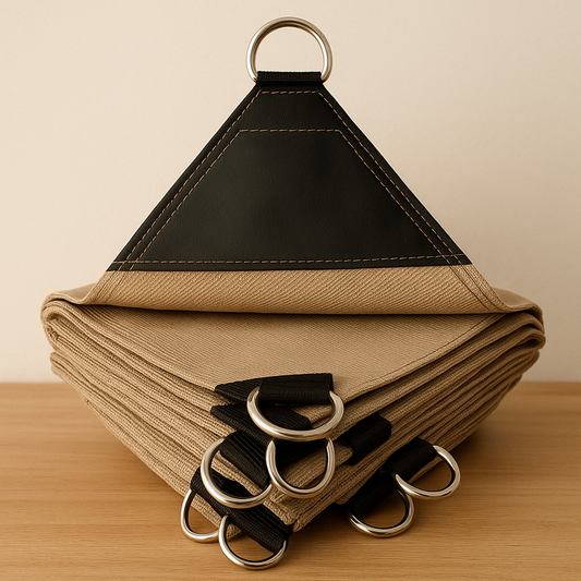 Malla Sombra Reforzada 6 x 4 m – Beige